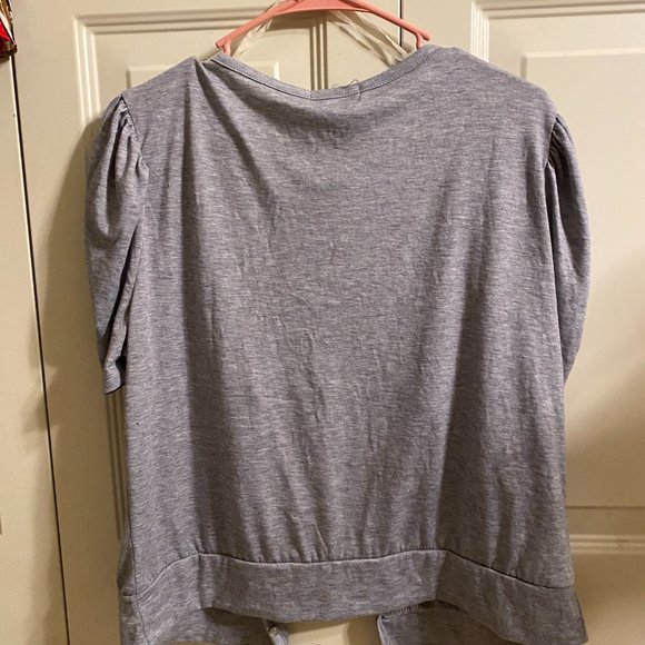Soft Gray Cardigan Cover Up - Picture 2 of 2